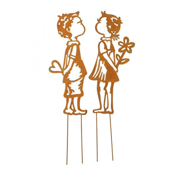 Puutarhakoriste, Tyttö ja poika -setti (2 figuuria)